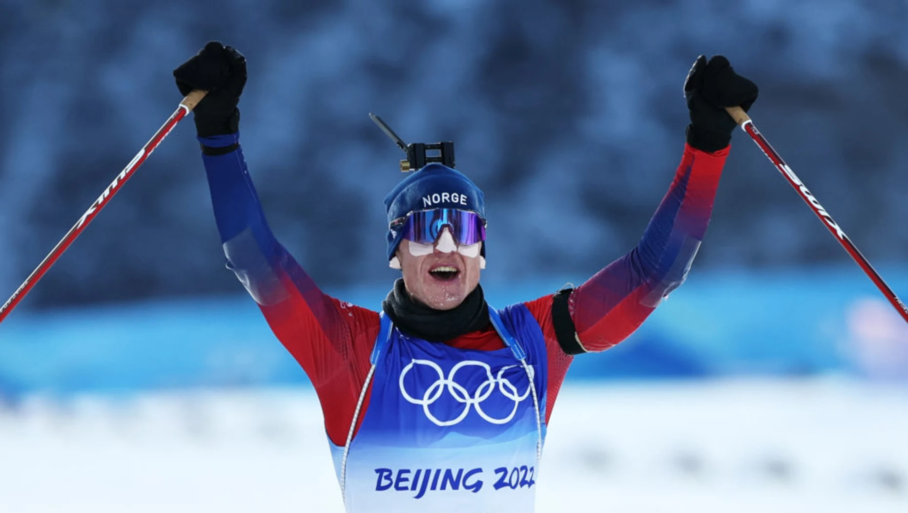 Johannes Thinges Boe wins fourth Beijing 2022 biathlon gold bagging 15km mass start title