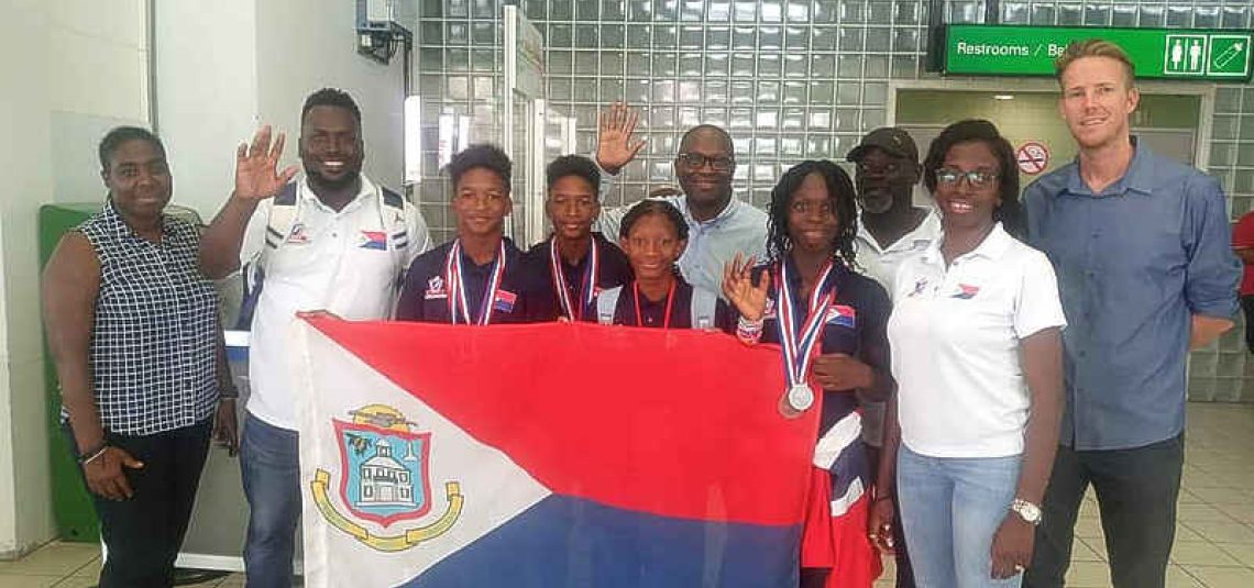 Team St. Maarten competes in NACAC Under 13 Meet